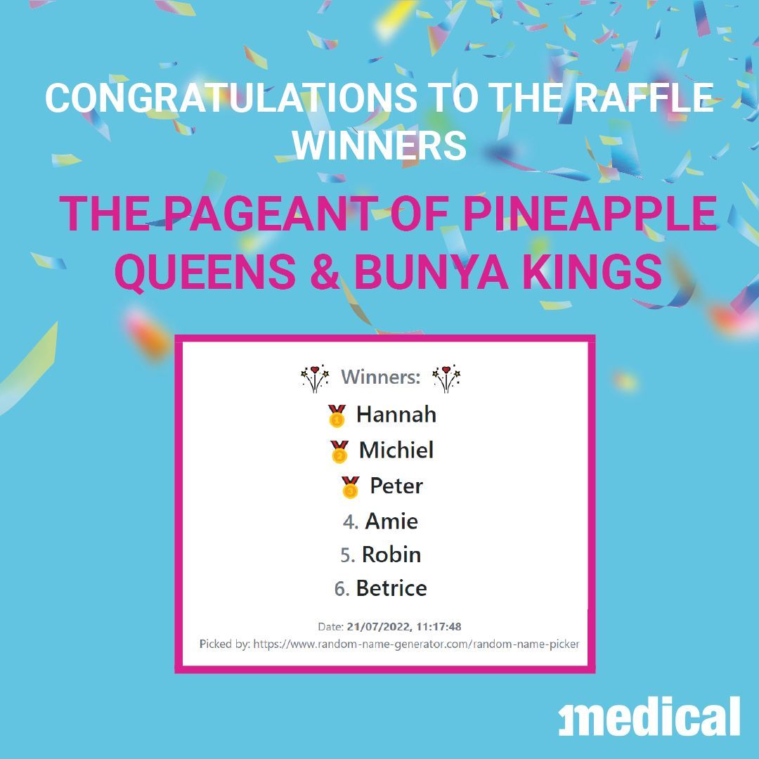 Congratulations to the raffle winners for The Pageant of Pineapple Queens and Bunya Kings tickets.

Thanks to everyone w...