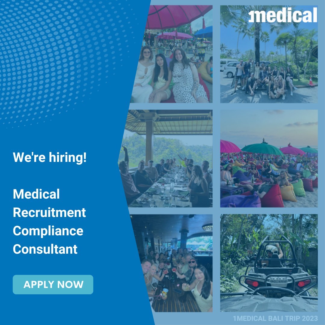 We're hiring!

We're seeking a Medical Recruitment Compliance Consultant.

A career in medical recruitment can be very r...