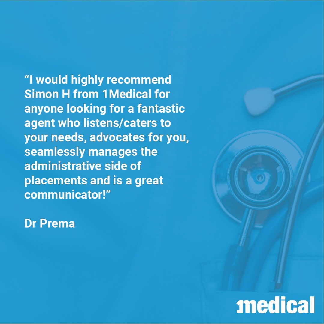 Congrats to Simon Hemsley for a great testimonial from one of our locum doctors! “I would highly recommend Simon H from ...