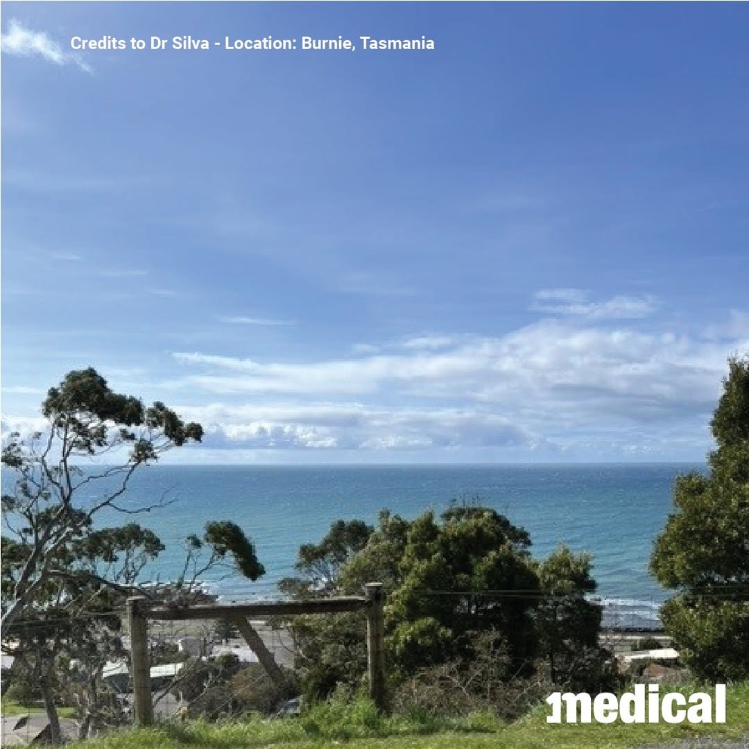 Check out the view from Dr Silva’s window in Burnie, Tasmania! 🌊 She snapped this shot while on her locum placements. 1...