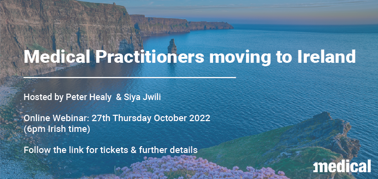 1Medical Webinar – Medical Practitioners moving to Ireland Listing Image